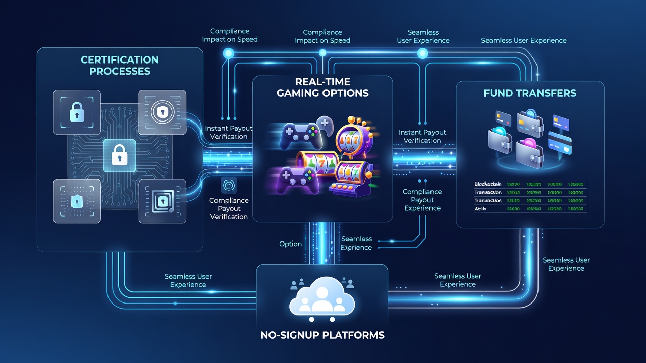 Fund transfer systems and certification standards in anonymous gaming platforms