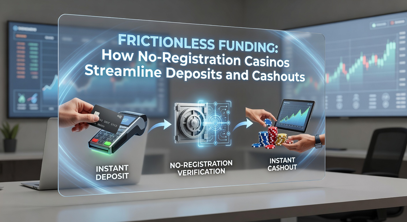 Digital graphic showing seamless money flow from bank to casino account with instant verification icons