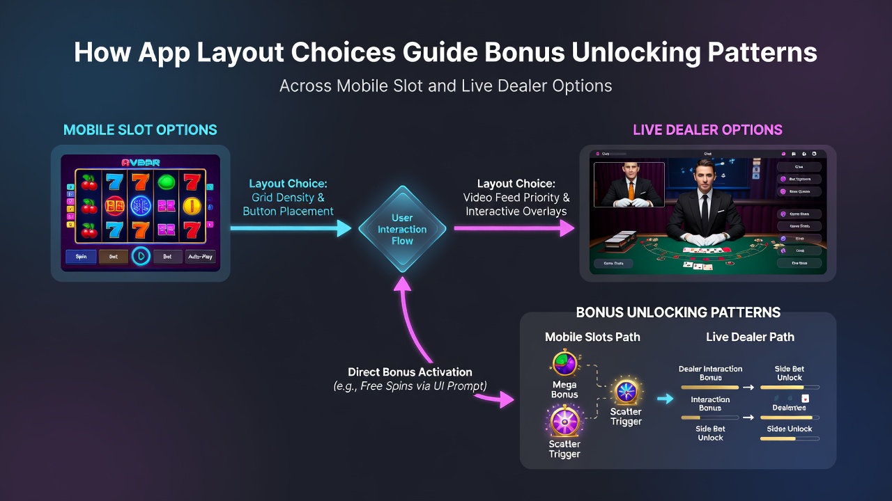 Live dealer mobile screen with bonus activation panel and layout navigation