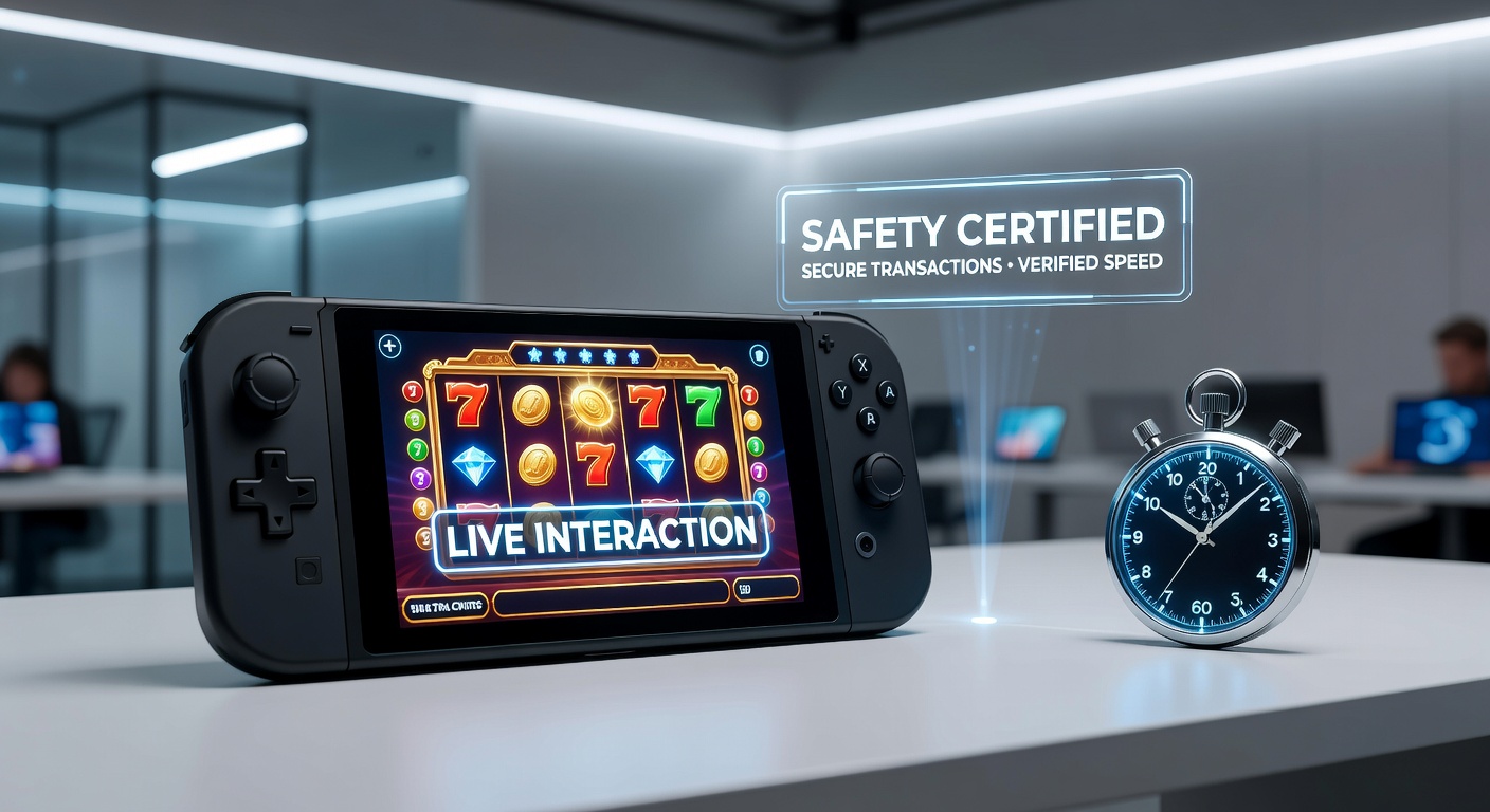 Mobile gaming interface showing live dealer tables and slot games with secure transaction indicators