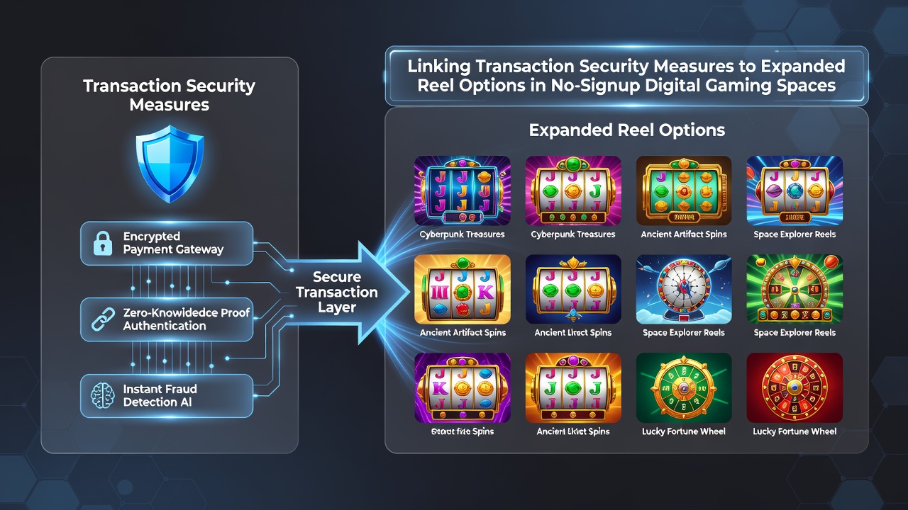 Mobile screen displaying expanded reel game options secured by transaction protocols in an instant gaming setup