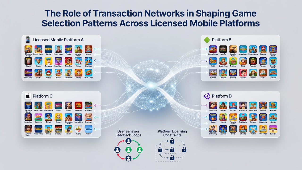 Chart showing game selection trends influenced by transaction network speeds on mobile platforms