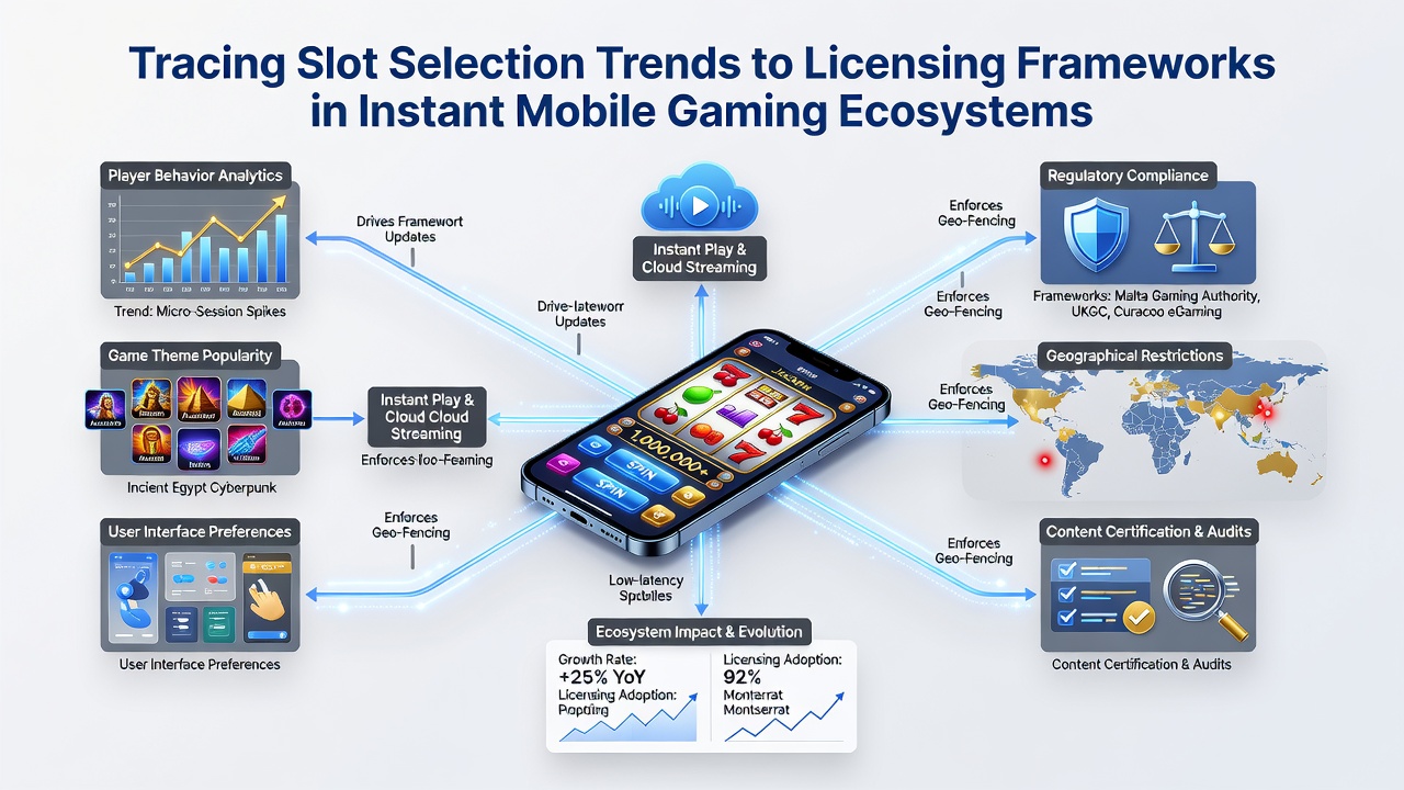Analytics dashboard tracking slot performance across licensed mobile platforms